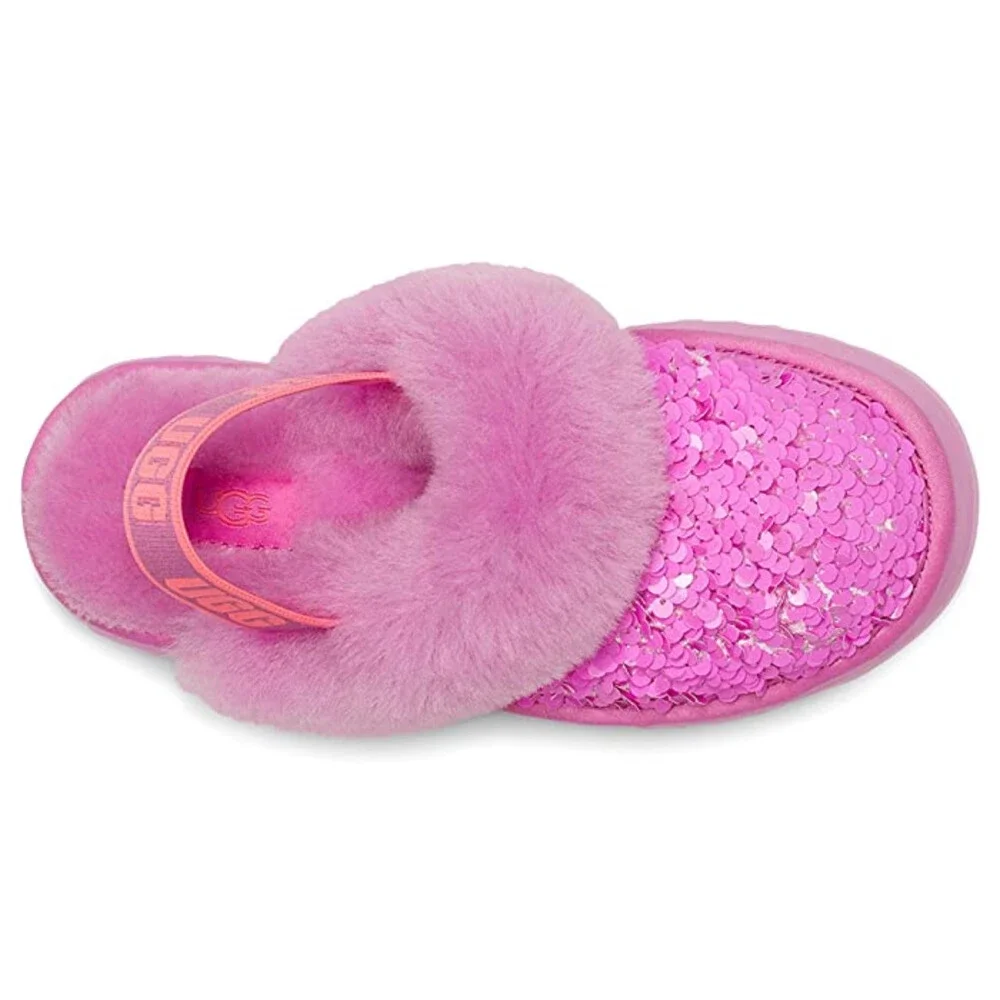 UGG Funkette Chunky Sequin 1135350K Slipper Kids 5 M Echinacea Slip On ZOGG3225